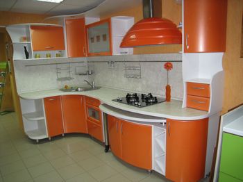 Кухня с фасадами из МДФ