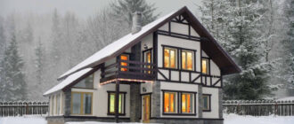 дома из СИП-панелей для зимнего проживания